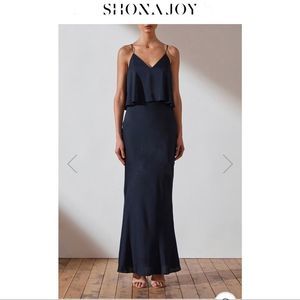 REVOLVE Shona Joy Luxe Bias Frill Slip Dre…